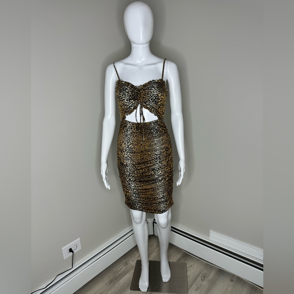 Akira animal print dress